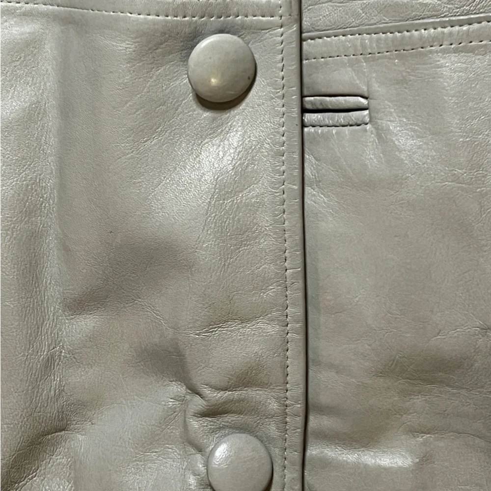 Vintage leather jacket car coat - Picture 5 of 10